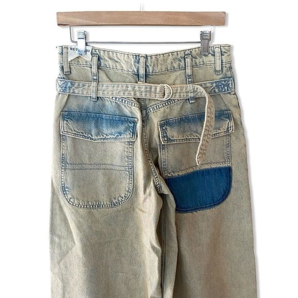 NEW Free People We The Free Jeans Waterfalls baggy wide leg denim pants 26 - Picture 6 of 12